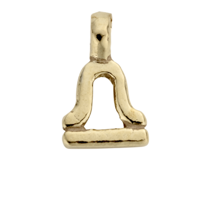 Gold Horoscope & Birthstone Charm