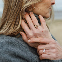 Gold Open Heart Gift Set