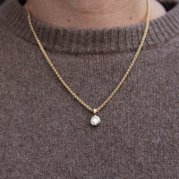 CIANA Gold Lab Grown Diamond Pendant Necklace