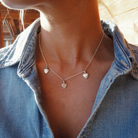 Silver Trio Baby Heart Gift Set