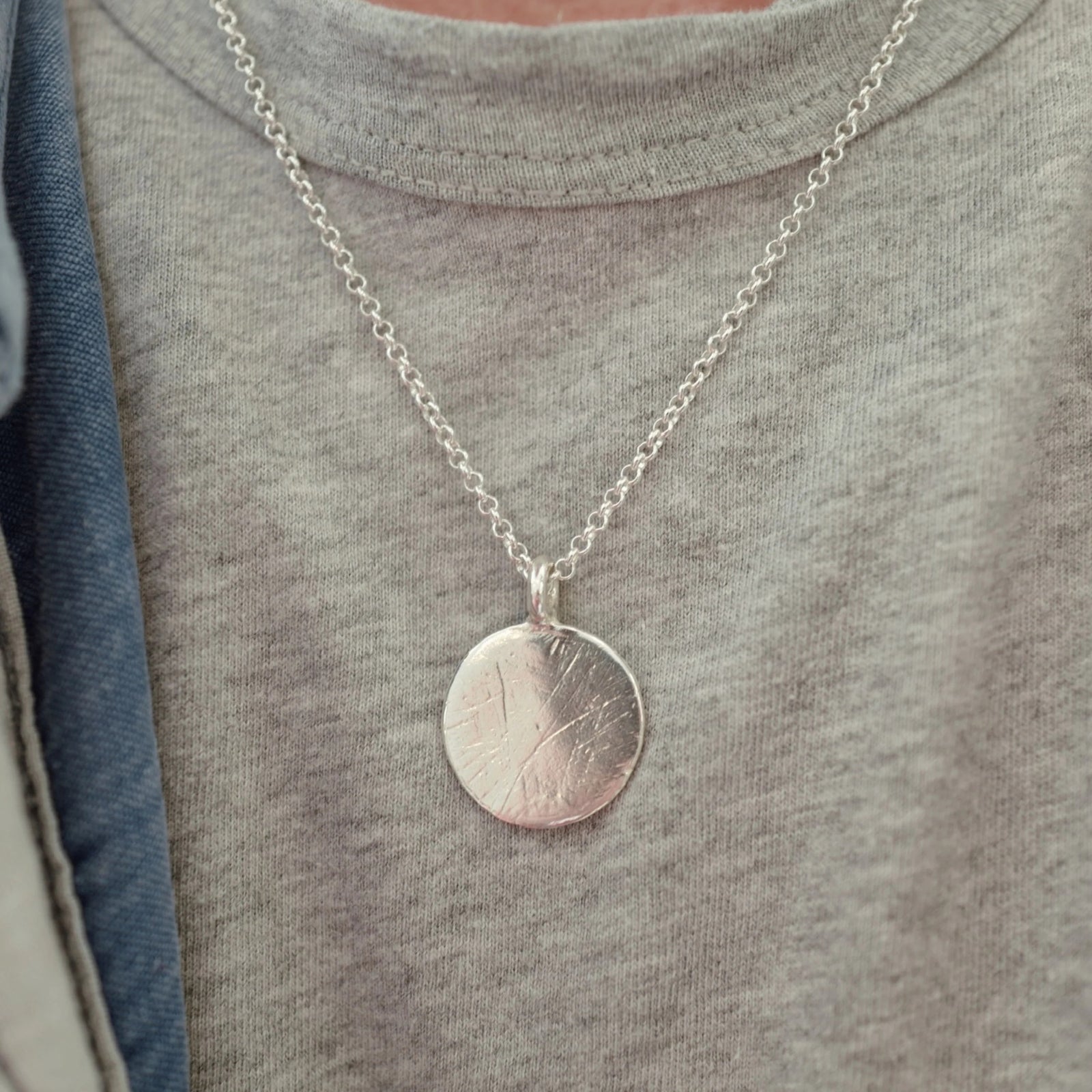 Silver Men's Moon Gift Set