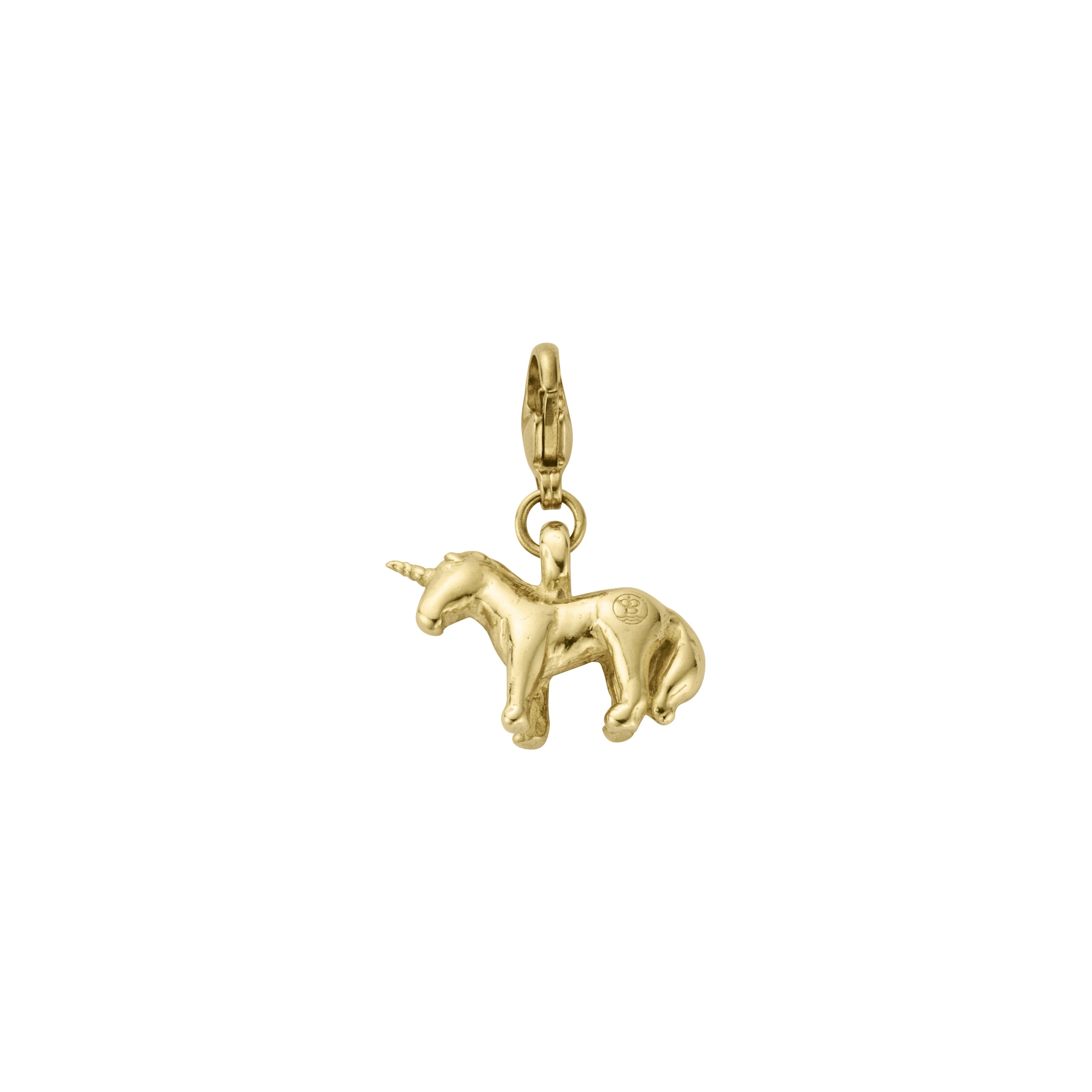 Gold Unicorn Lobster Charm
