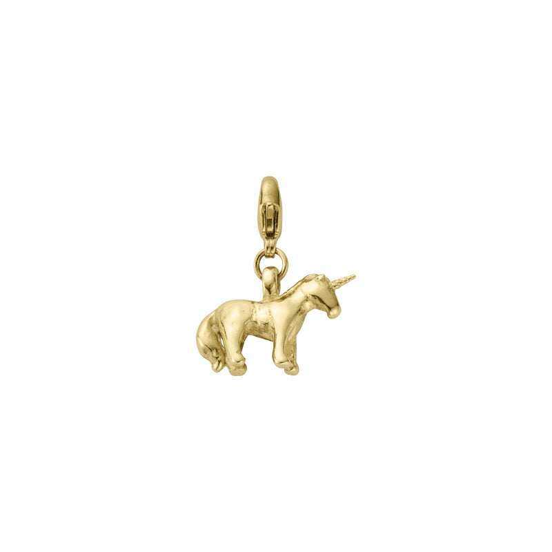Gold Unicorn Lobster Charm