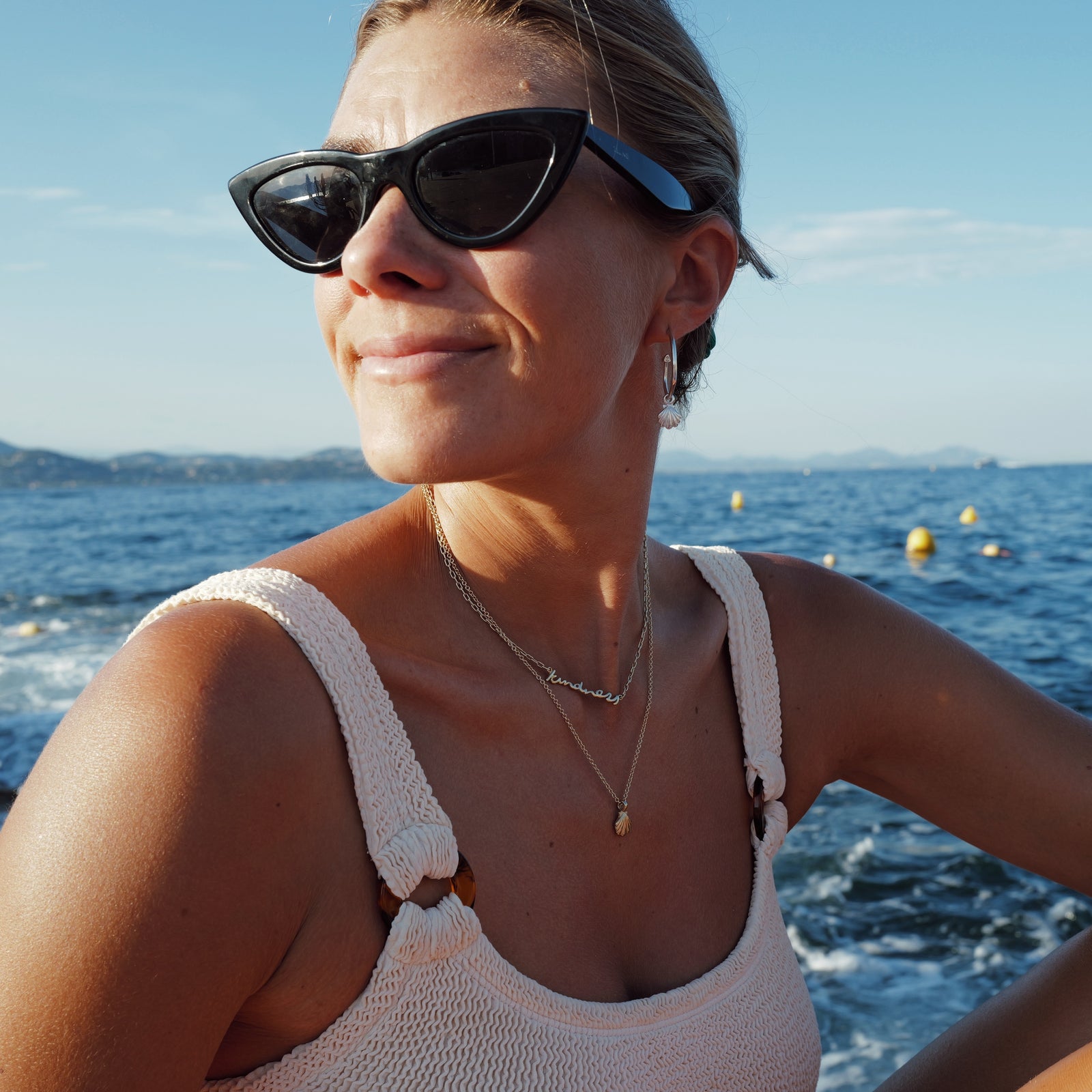 Gold 'Kindness' Affirmation Necklace