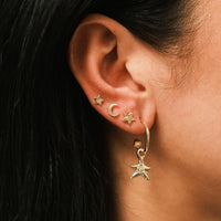 Silver & Gold Crescent Moon Gift Set