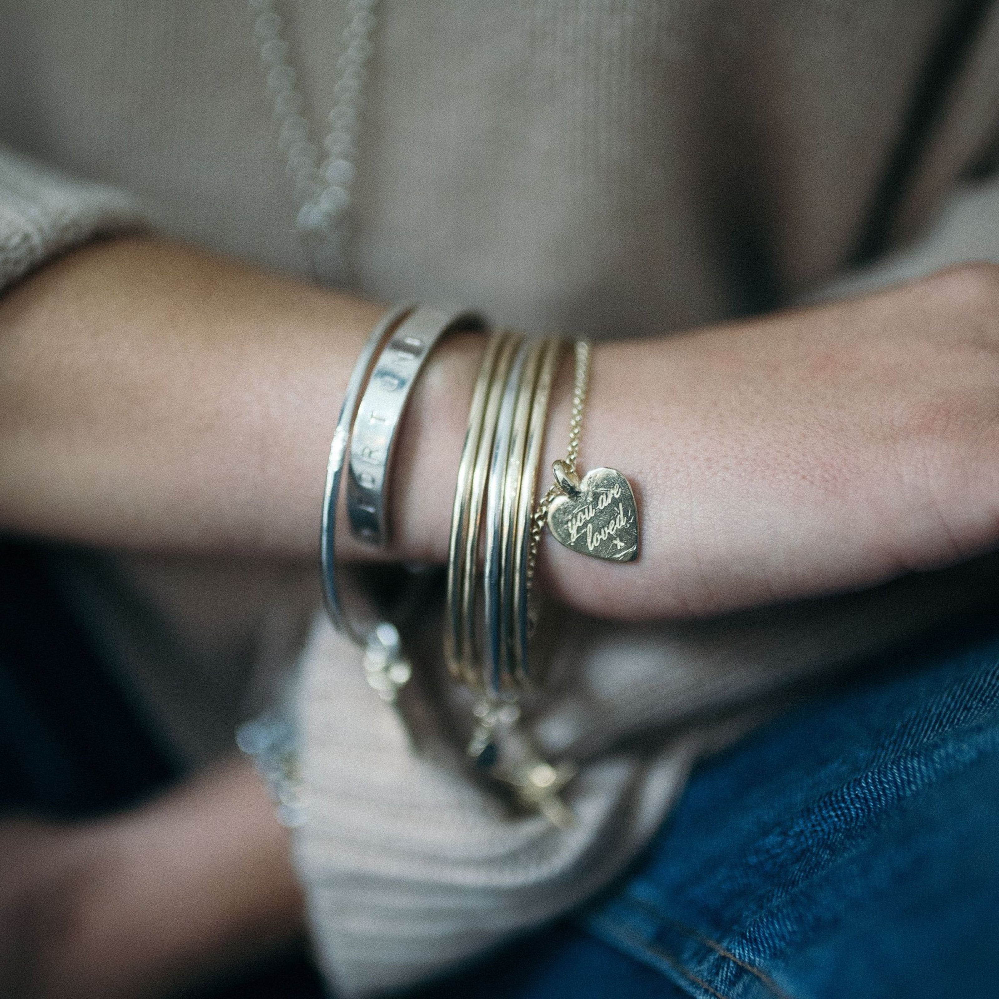 Gold Medium You Are Loved Gift Set