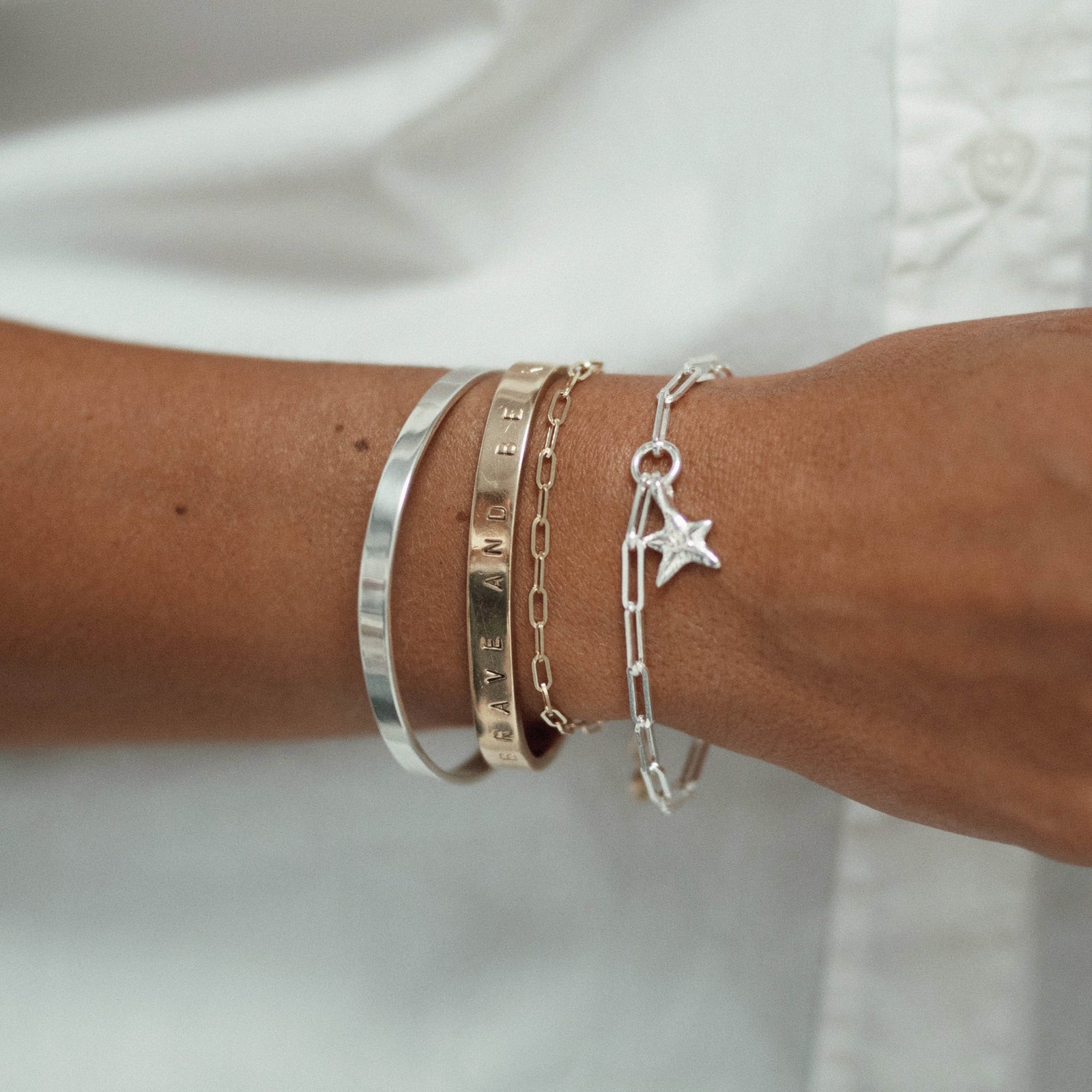 Gold Tiny Trace Chain Gift Set