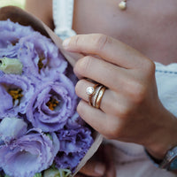 'The Eternity' 9ct Gold Round 1ct Lab Grown Diamond Bezel Engagement Ring