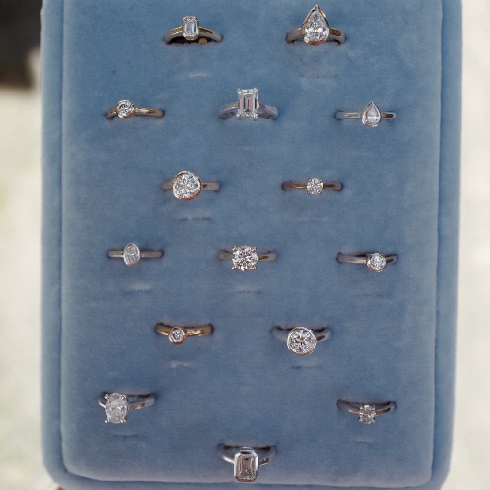 'The Story' Silver Oval 2ct Lab Grown Diamond Claw Engagement Ring