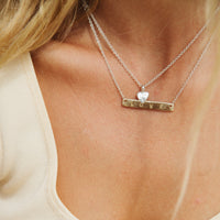 Silver Baby Heart Necklace