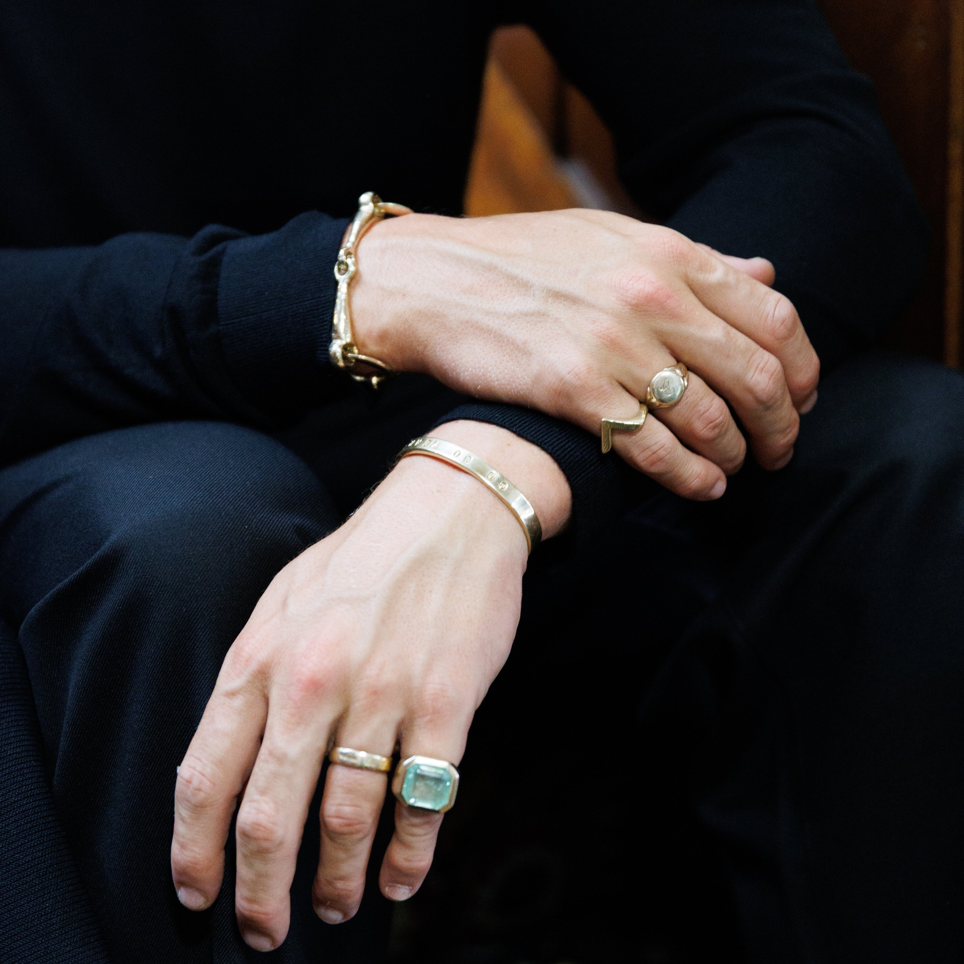 Gold Bit Bracelet