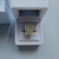 MIDORI Gold Emerald Ring