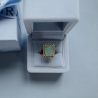SYLVA Gold Emerald Ring