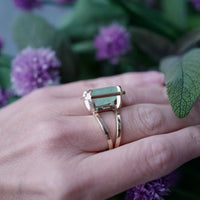 MIDORI Gold Emerald Ring
