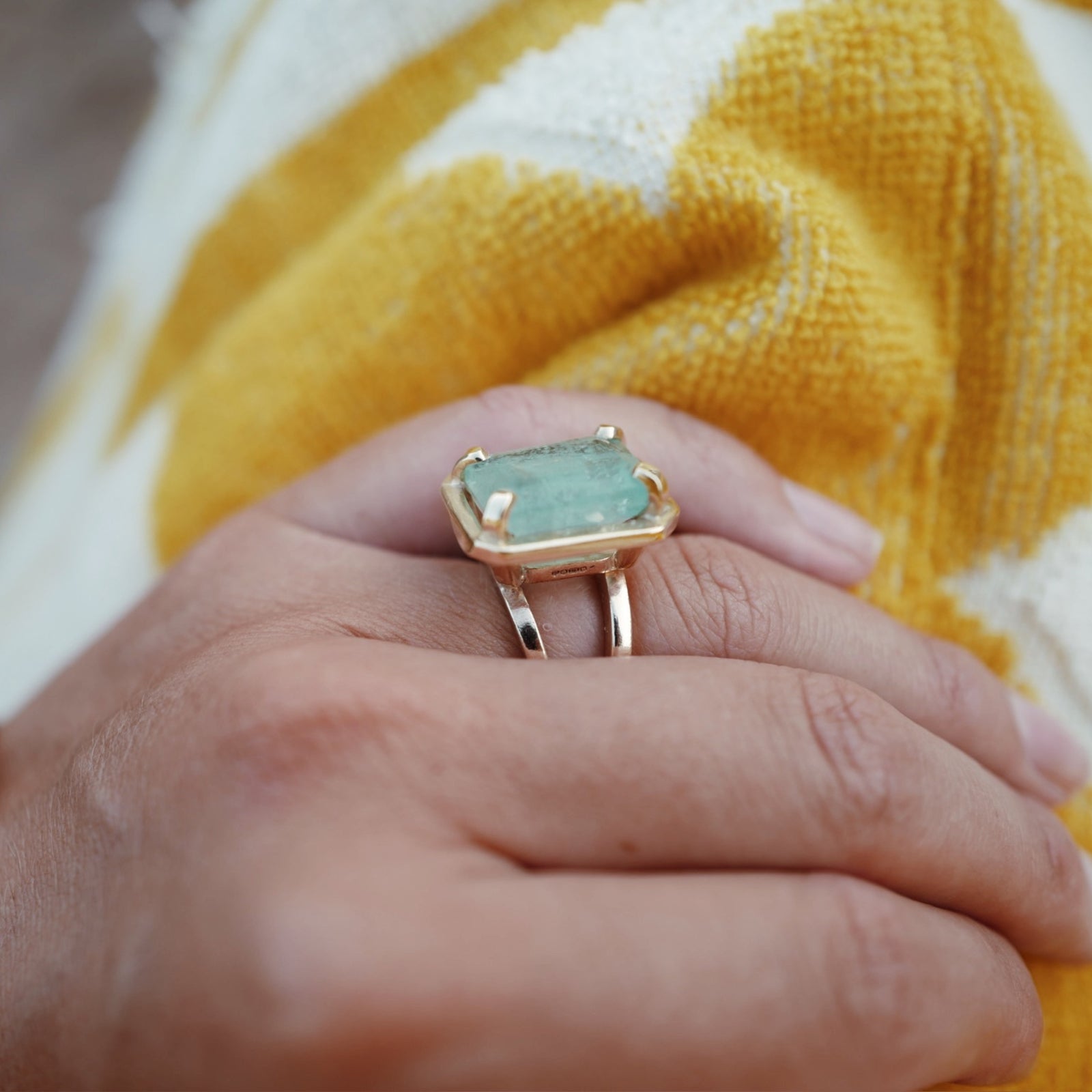SYLVA Gold Emerald Ring