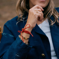 Gold Open Heart Ring