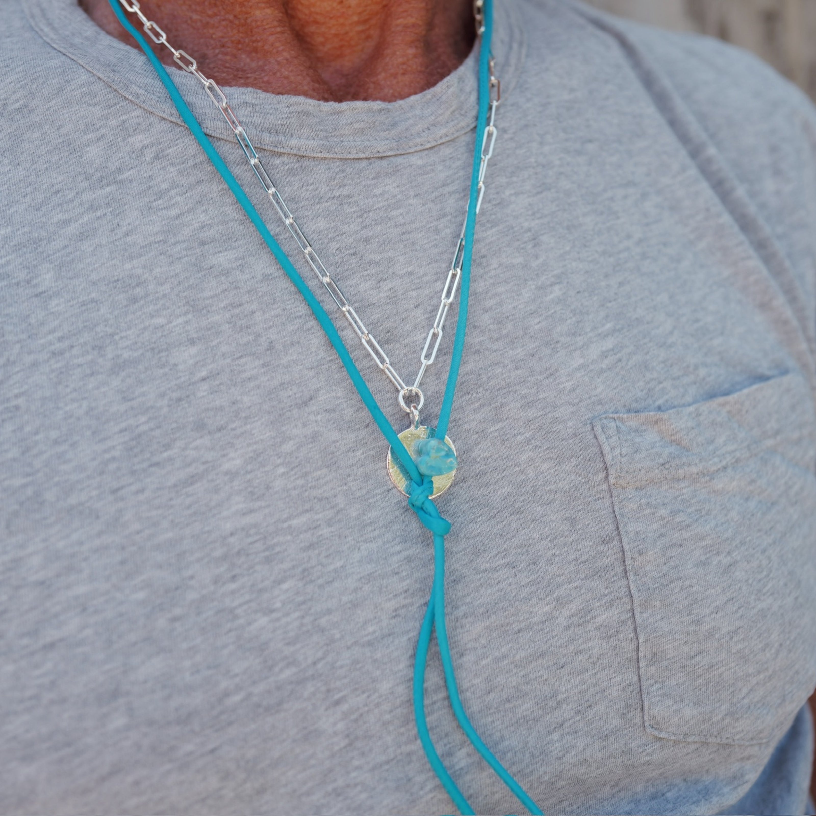The Turquoise Silk Rouleau