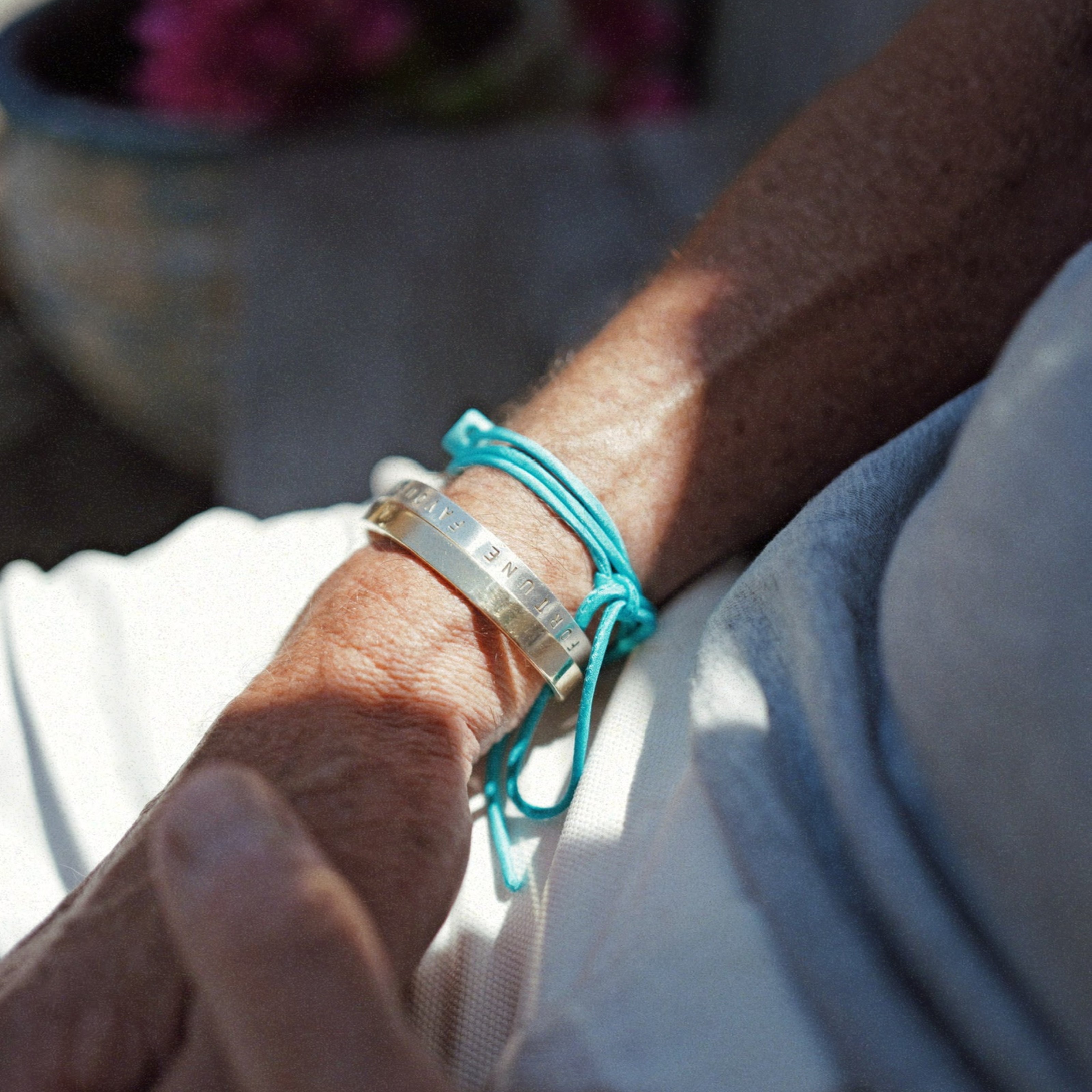 The Turquoise Silk Rouleau