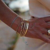 Gold Build Your Own Fixed Chain Bracelet
