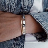 Silver Luxury Signature Bangle