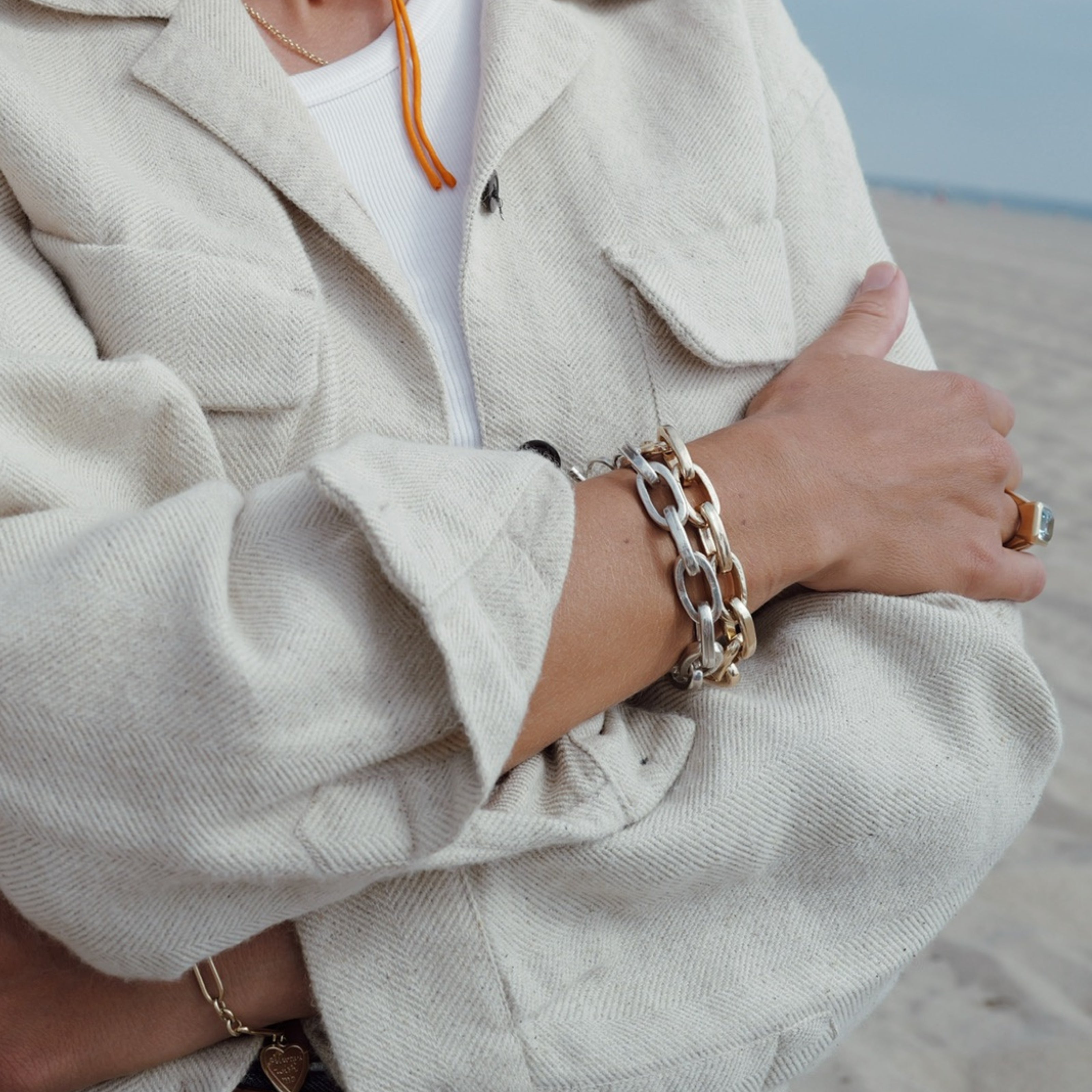 Silver Monaco Bracelet