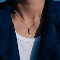 Silver Fish Necklace