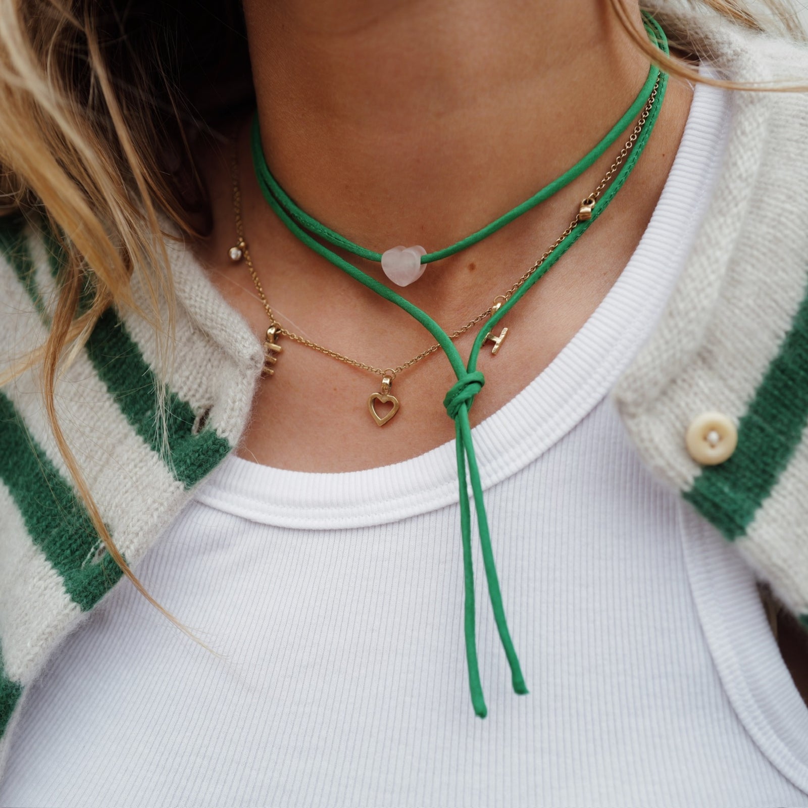 Gold Build Your Own Fixed Necklace