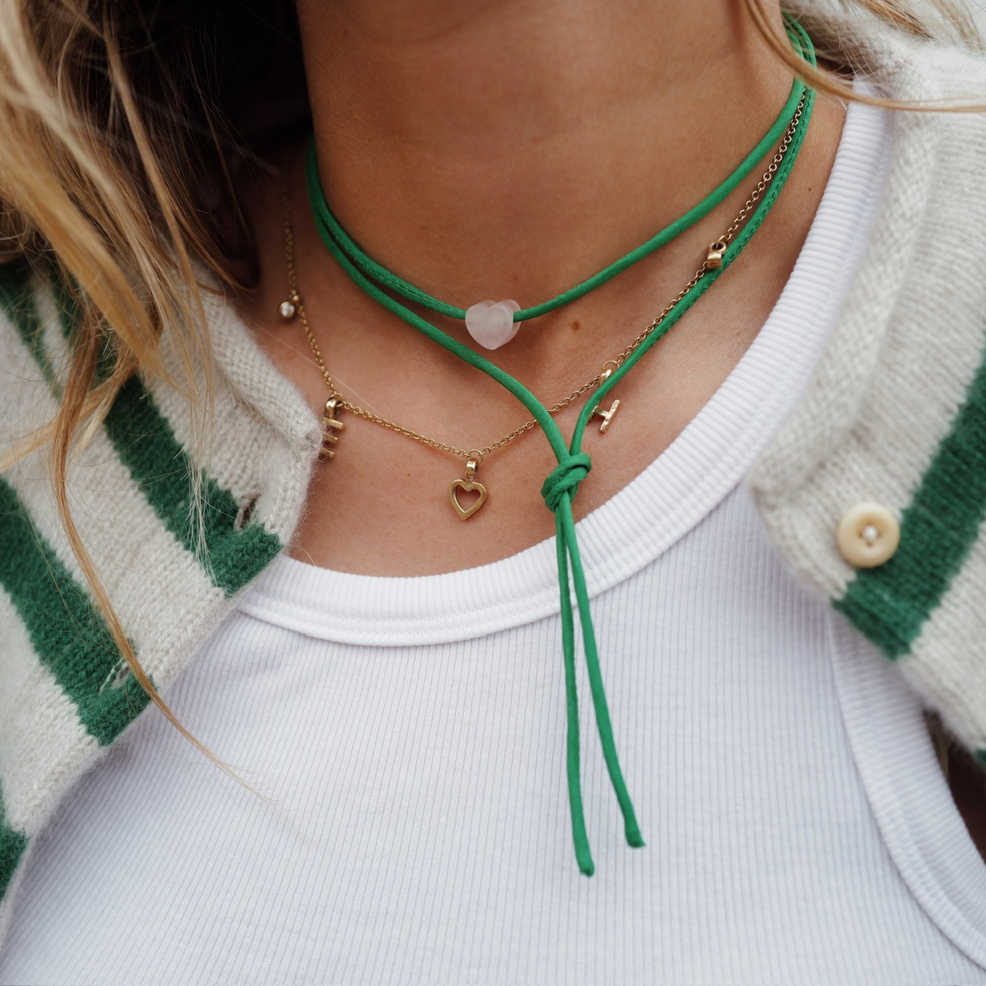 Gold Build Your Own Fixed Necklace