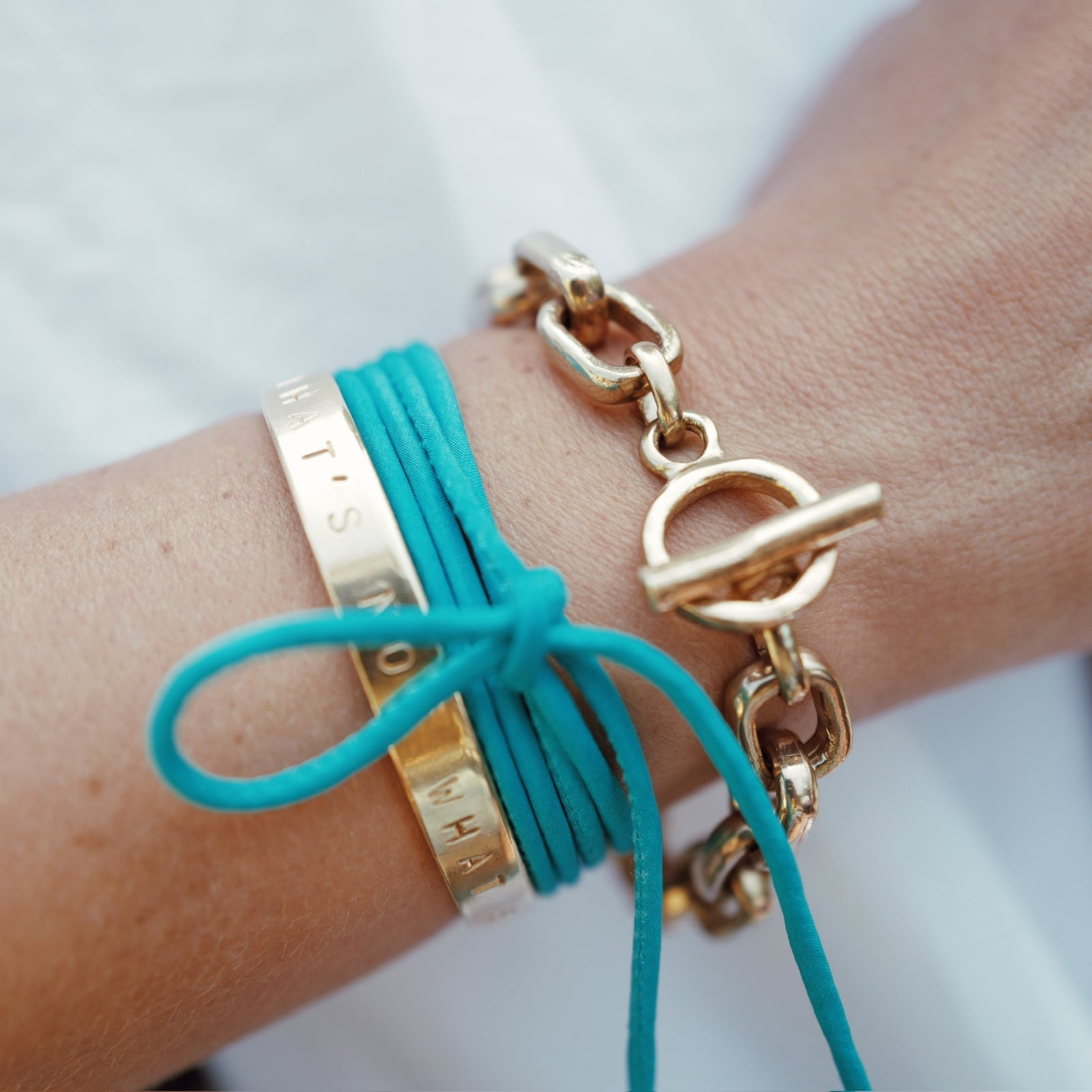 Gold Mini Monaco Bracelet