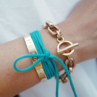 Gold Mini Monaco Bracelet