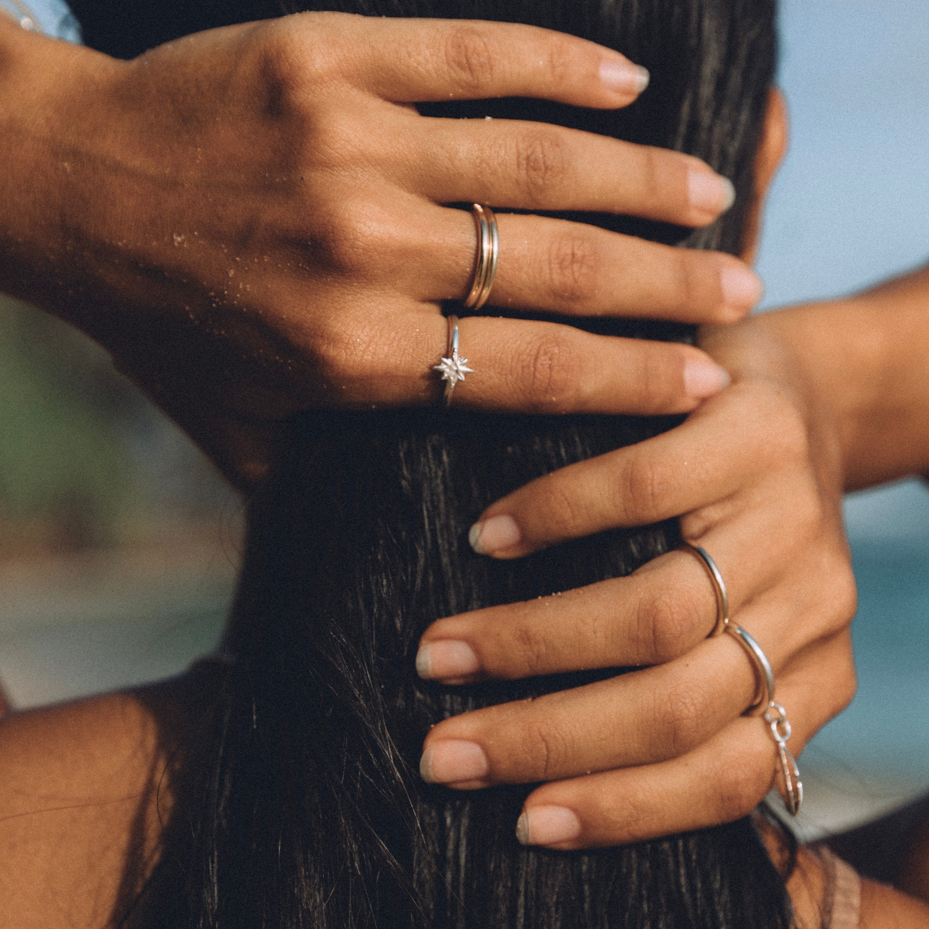 Silver Baby North Star Love Struck Ring