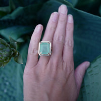 ABILENE Gold Emerald Ring
