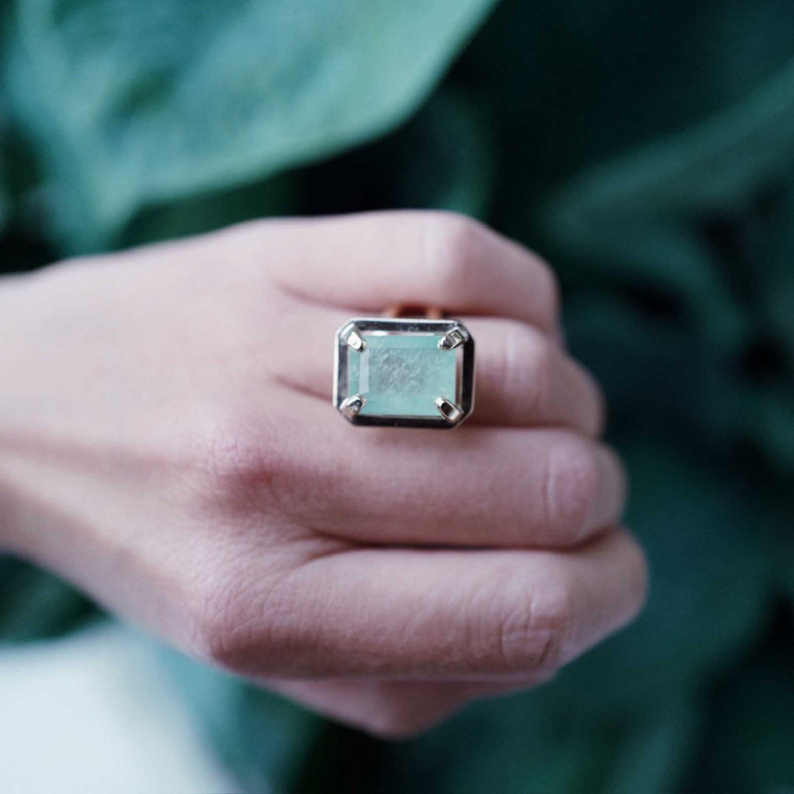 ELDORA Gold Emerald Ring