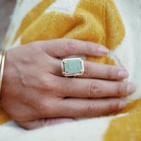 SYLVA Gold Emerald Ring
