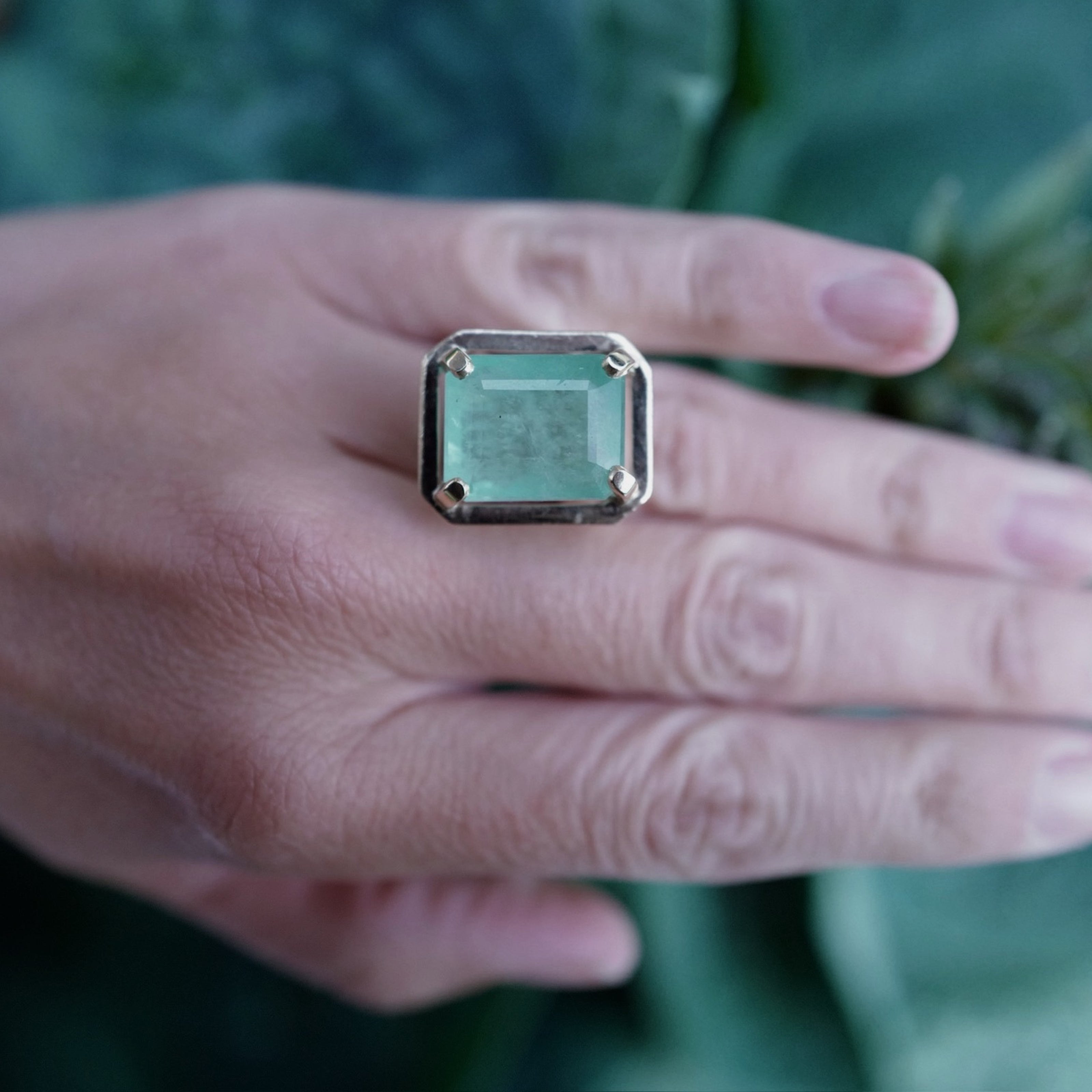 ABILENE Gold Emerald Ring