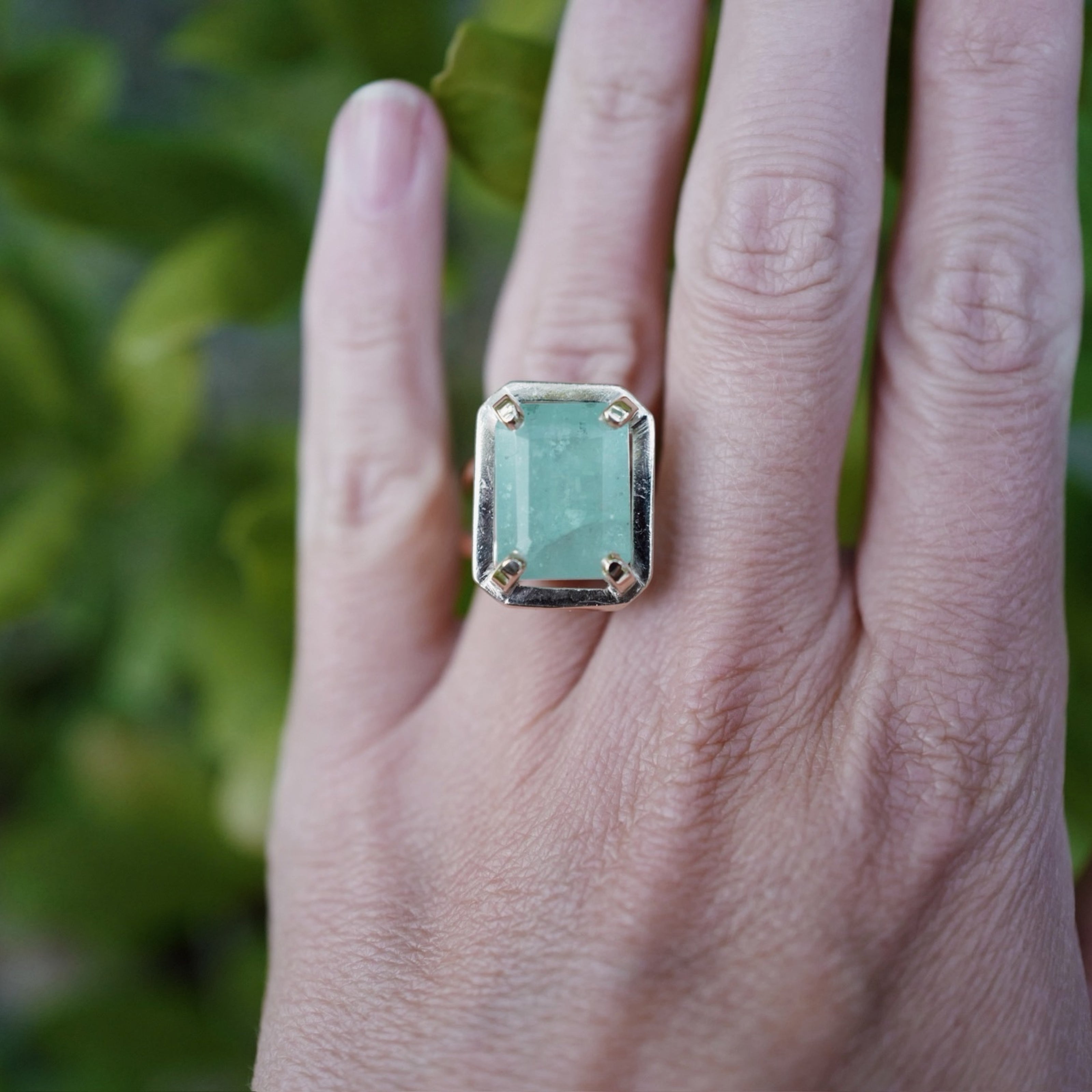 SYLVA Gold Emerald Ring