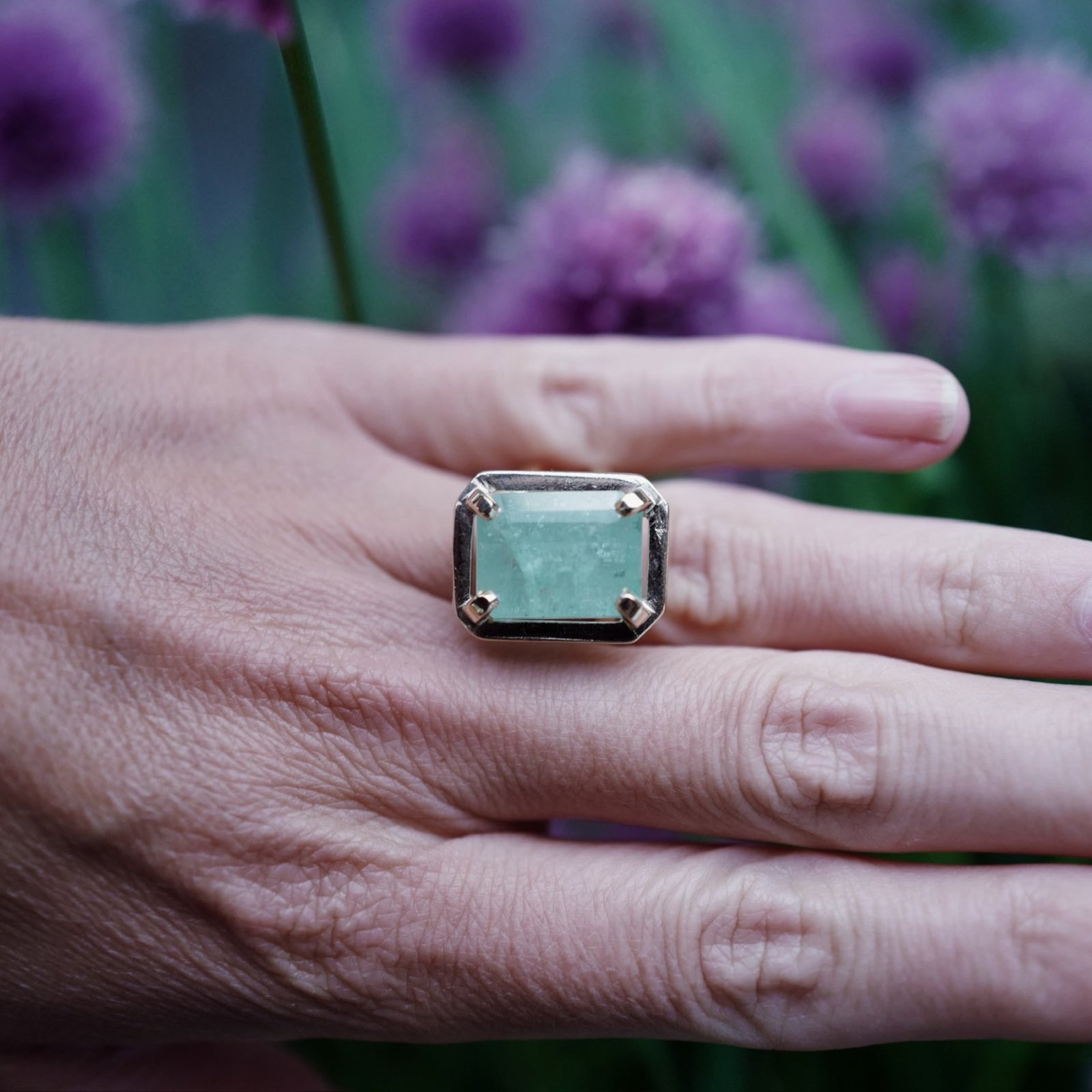 SYLVA Gold Emerald Ring
