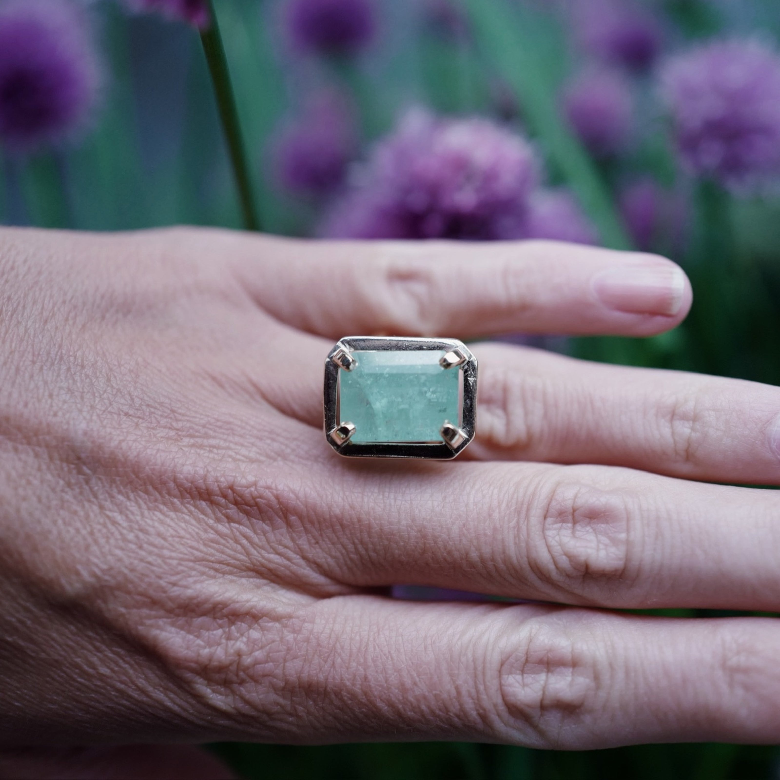 SYLVA Gold Emerald Ring