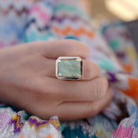 MIDORI Gold Emerald Ring
