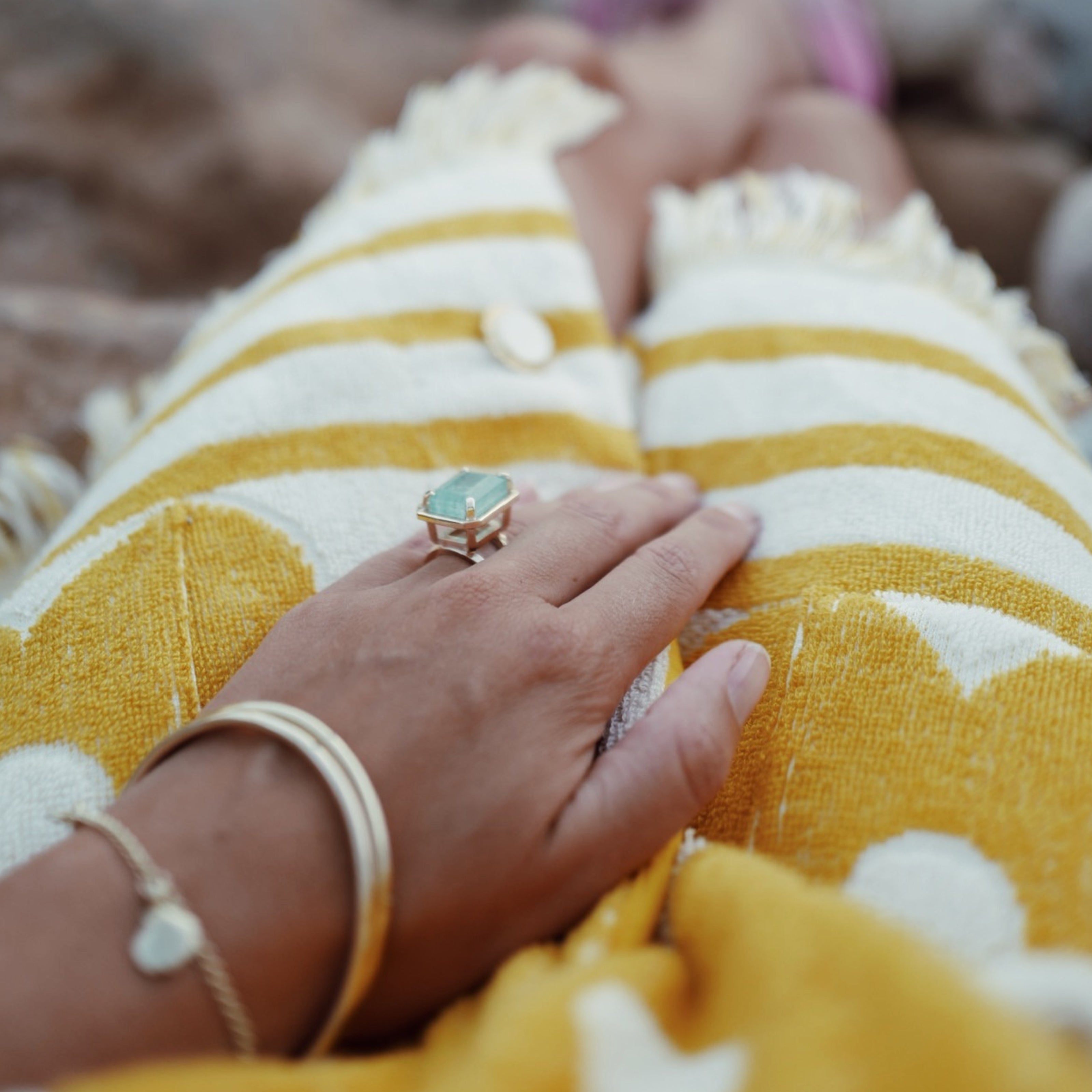 ABILENE Gold Emerald Ring