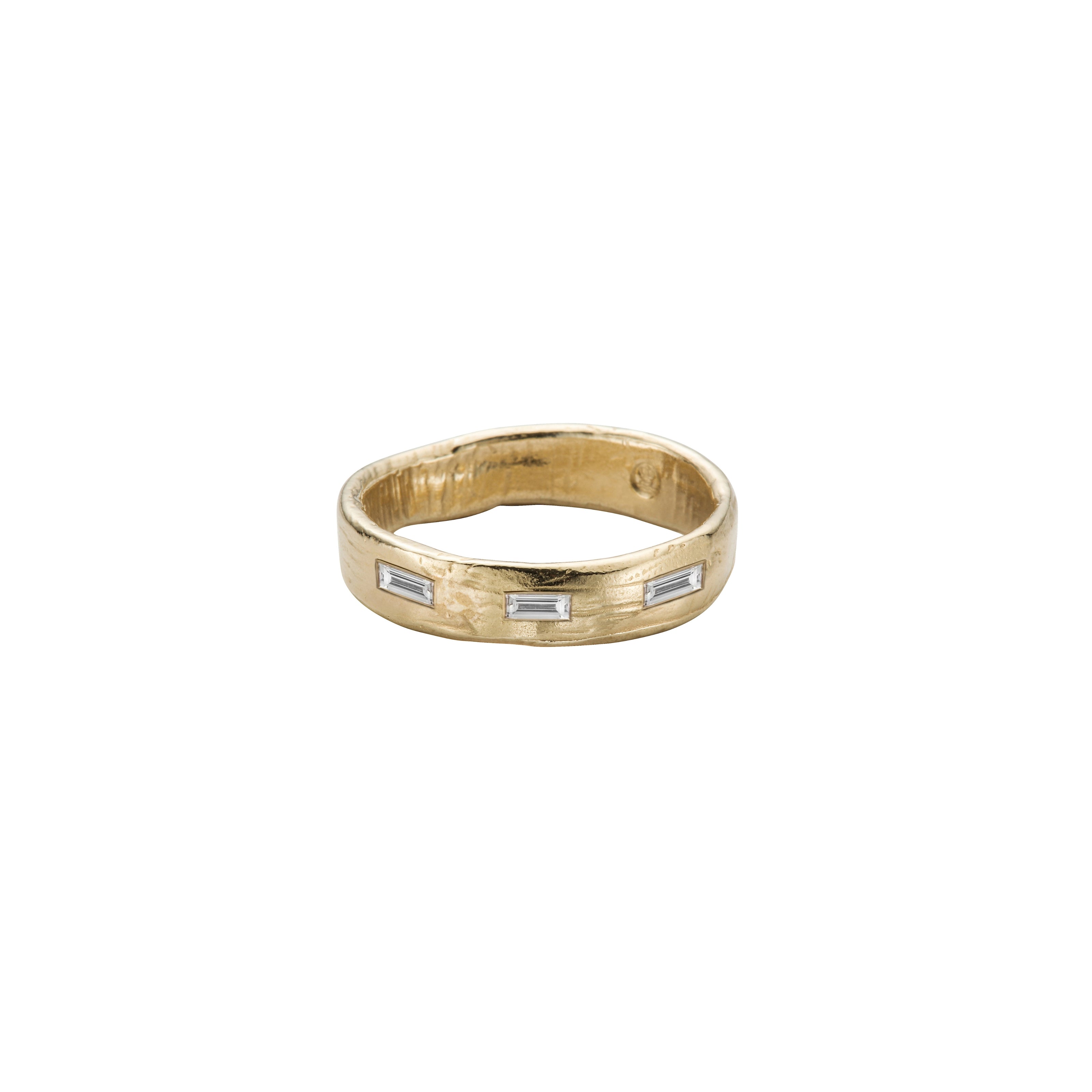 Men's 9ct Gold Midi Posey Ring