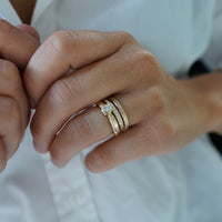 Ladies' Gold Mini Posey Ring