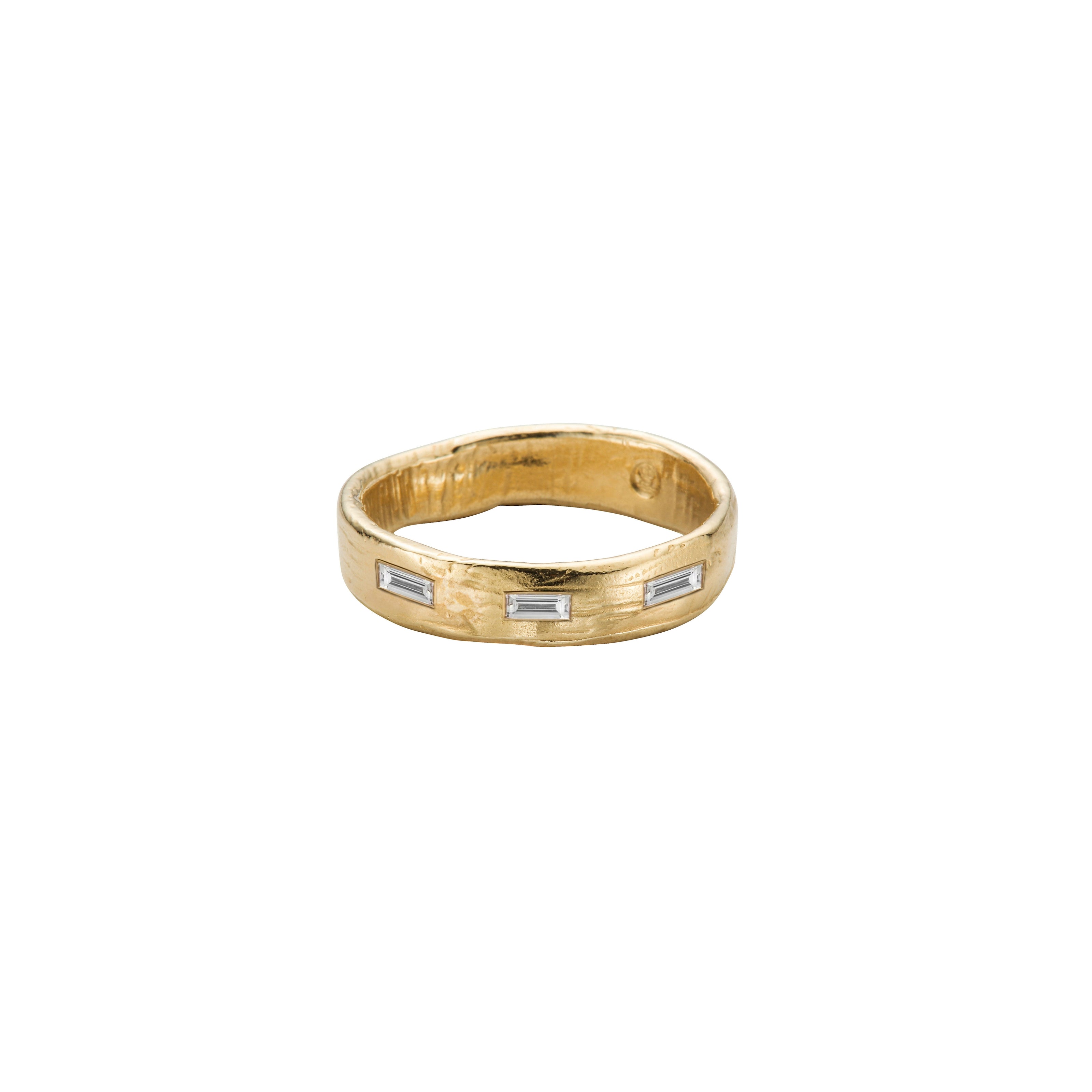 Men's 18ct Gold Midi Posey Ring