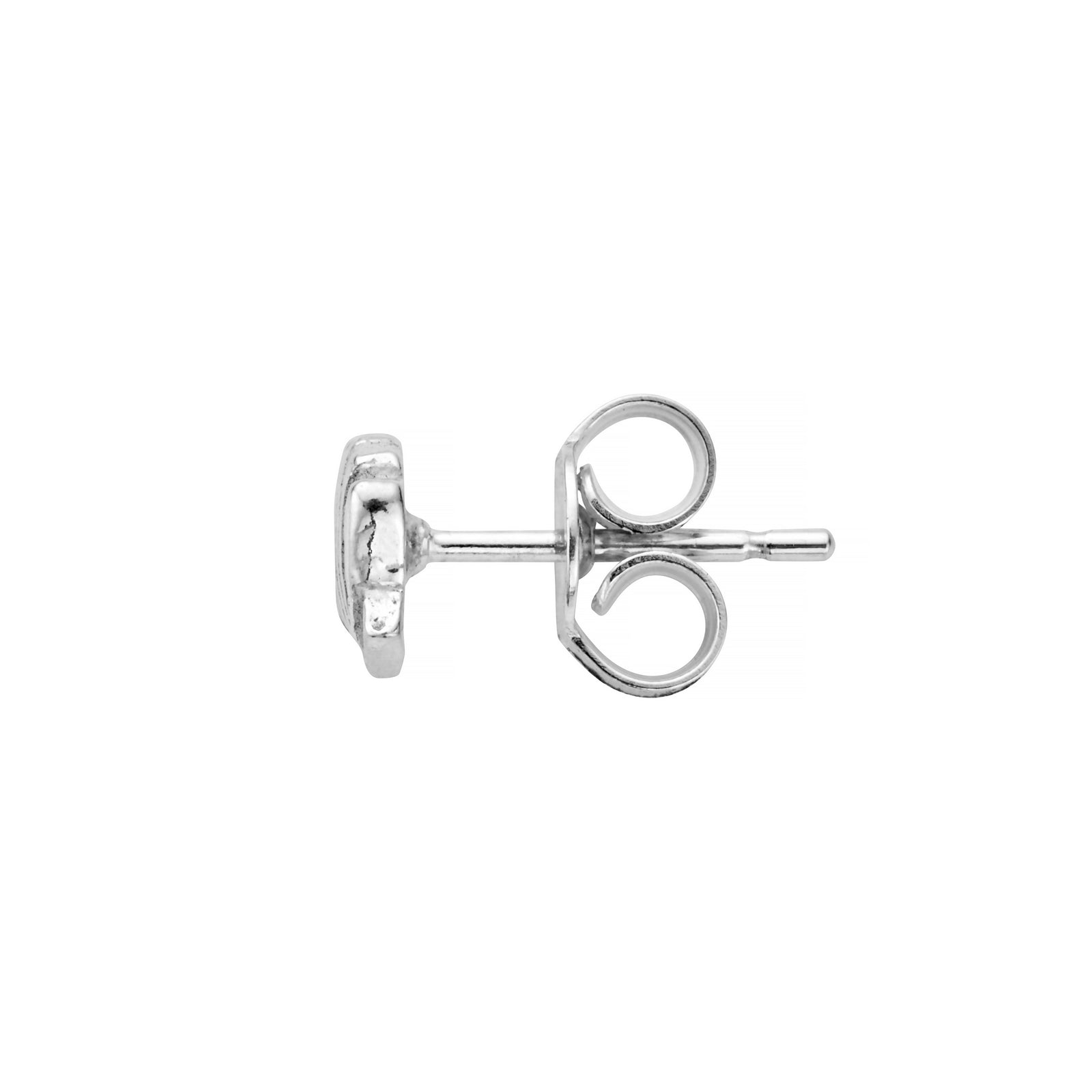 Silver Tiny Scallop Shell Ear Charm