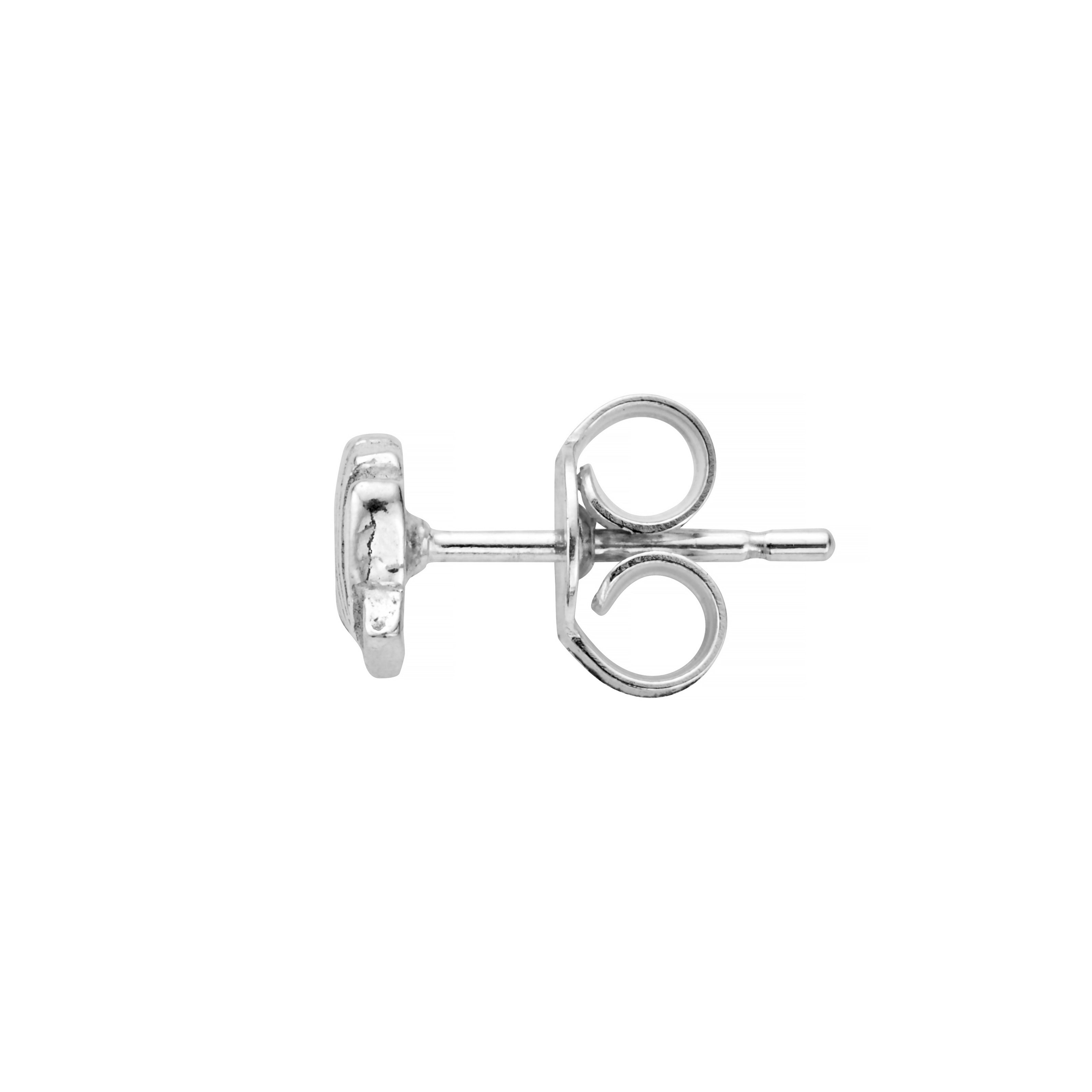 Silver Tiny Scallop Shell Ear Charm