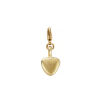 Gold Midi Grateful Heart Lobster Charm