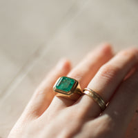MAGNUS Gold Emerald Ring