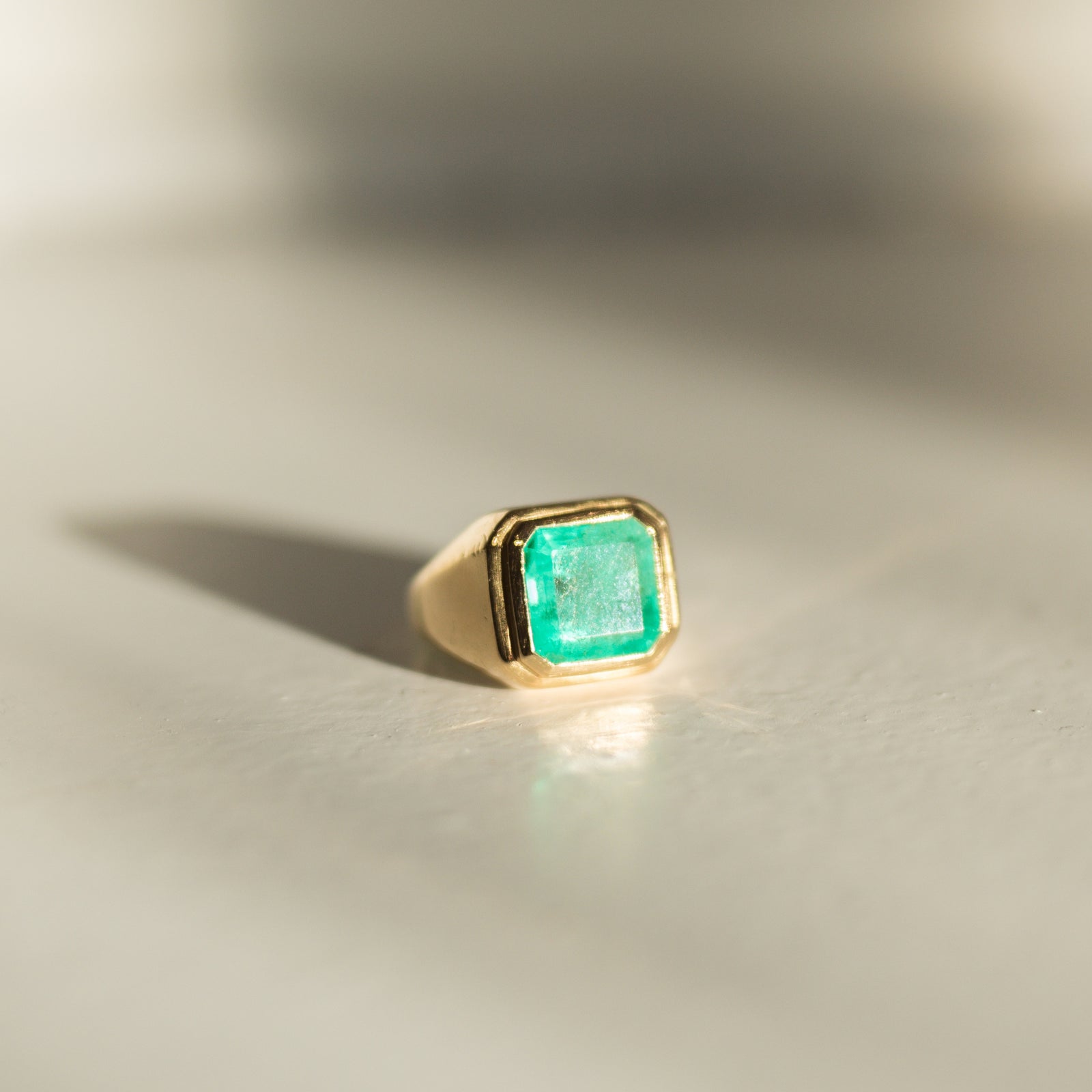 MAGNUS Gold Emerald Ring