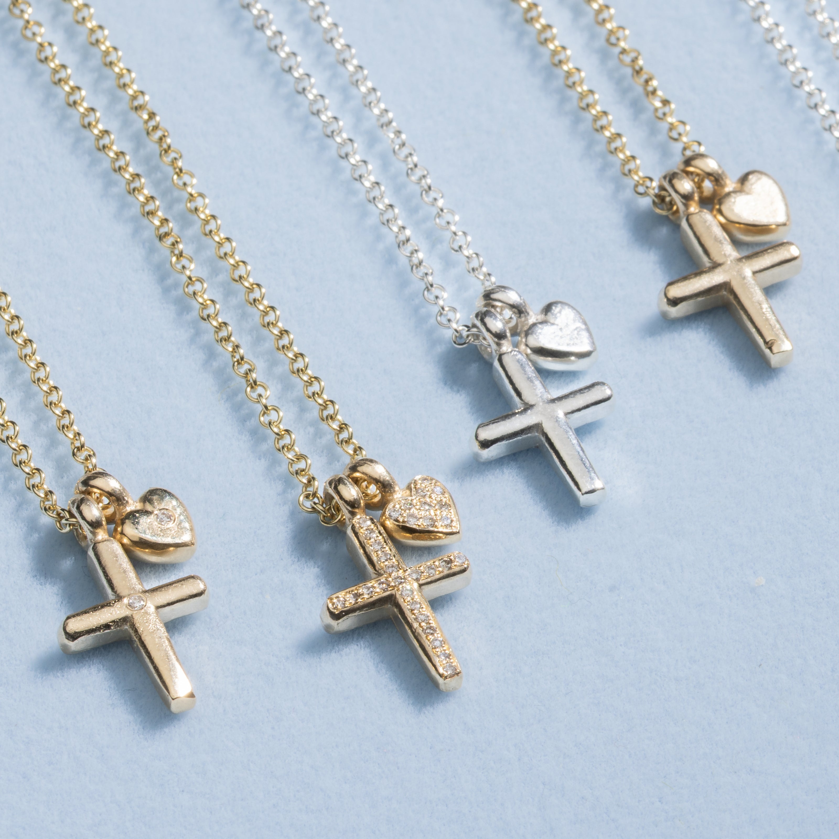 Silver Love & Heritage Charm Necklace