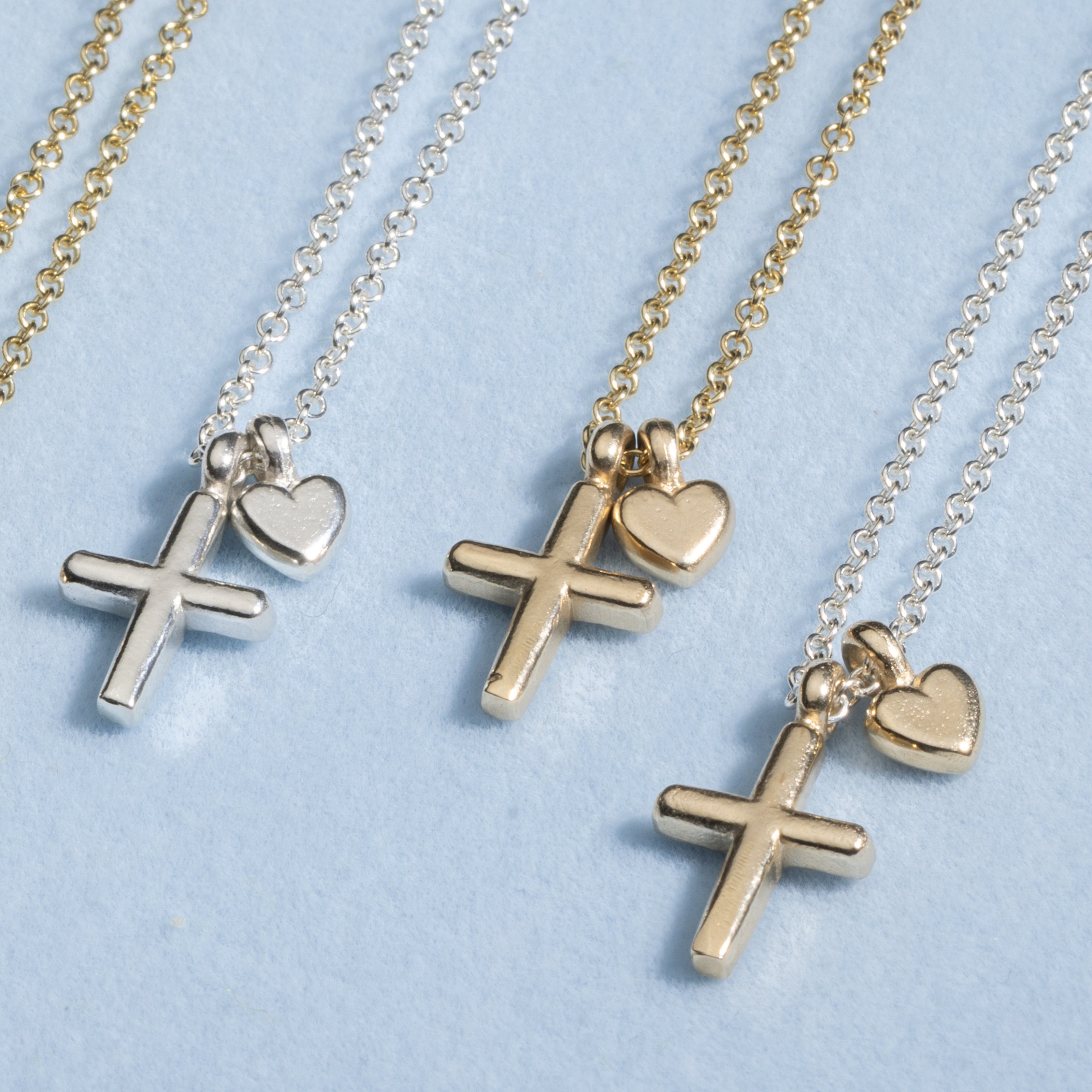 Gold Love & Heritage Charm Necklace